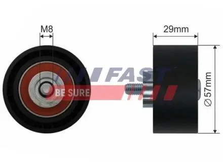 Ролик FAST FT44017