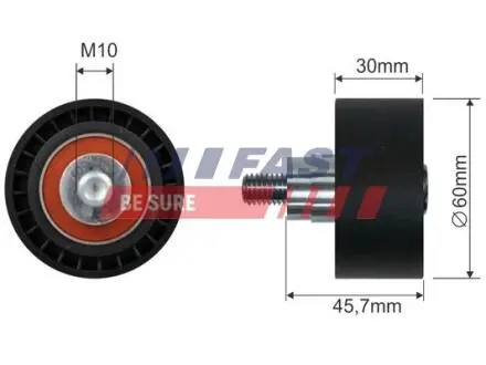Ролик FAST FT44566