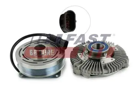 МУФТА ВЕНТИЛЯТОРА IVECO DAILY 06> ЭЛЕКТРОМАГНИТ 09> / 14> 6PK 3-PIN FAST FT45656