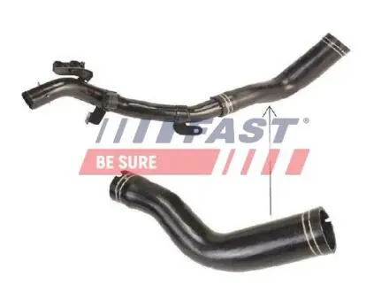 Патрубок інтеркулера FIAT DOBLO I (119, 223) 04-,DOBLO 00-09 FAST FT61719