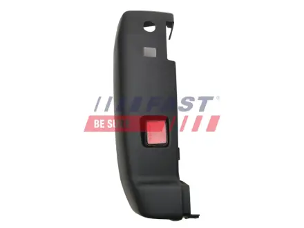 Угол бампера задний левый Fiat Ducato (14-) чёрный отражатель 180° FAST FT90887G