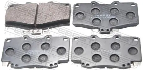 Колодки гальмівні передні FEBEST 0101LC90F