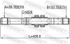Піввісь ліва (33x459x35) FEBEST 0212-J10LH (фото 2)