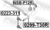 Стабілізатор задній d18.8 FEBEST 0299T30R (фото 2)