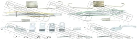 МОНТАЖНИЙ КОМПЛЕКТ БАРАБАННИХ КОЛОДОК FEBEST 0404-KB4-KIT