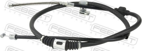 Трос ручника Mitsubishi Lancer 08- (1620mm) FEBEST 04100CYRH