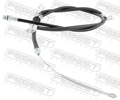 Трос ручного тормоза правый FEBEST 04100V93RH