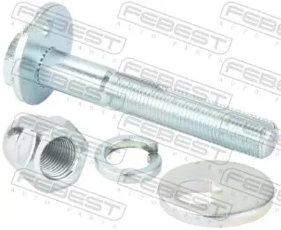 Болт з ексцентриком ремкомплект (болт,шайба, гровер, гайка) FEBEST 0429014KIT