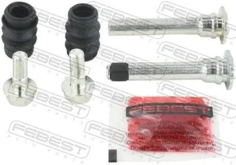 Втулка напрямна заднього гальмівного супорта (комплект) FEBEST 0574-CX9R-KIT