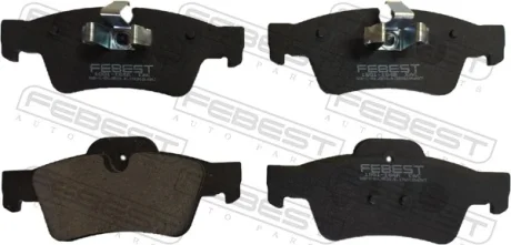 КОЛОДКИ ГАЛЬМІВНІ ЗАДНІ FEBEST 1601-164R