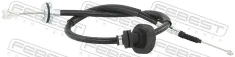 Трос ручника (задний) (R) BMW X5 (E70)/X6 (E71/E72) 06-14 (900/720mm) FEBEST 19100E70RH