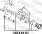 ПОРШЕНЬ СУПОРТА ГАЛЬМІВНОГО ЗАДНЬОГО РЕМКОМПЛЕКТ FEBEST 1976-F15R-KIT (фото 2)