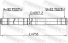 Піввісь права (32x755x32) FEBEST 2012-SEBRH (фото 2)