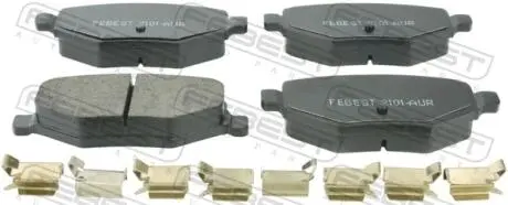 Тормозные колодки дисковые FEBEST 2101-AUR