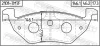 КОЛОДКИ ТОРМОЗНЫЕ ПЕРЕДНИЕ (MAZDA TRIBUTE EP 2000-2007) FEBEST 2101-TM7F (фото 2)