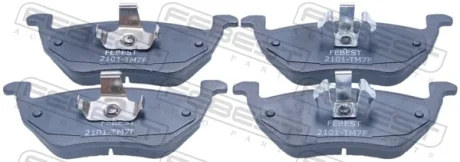 КОЛОДКИ ТОРМОЗНЫЕ ПЕРЕДНИЕ (MAZDA TRIBUTE EP 2000-2007) FEBEST 2101-TM7F