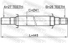Піввісь права (27x445x26) FEBEST 2212-SP2WDAT (фото 2)