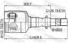 ШРКШ внутр. R 33z/33z26 DUSTER 1.5-2.0 11- FEBEST 2411-DUSTMTRH (фото 2)