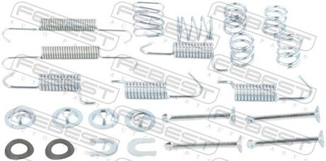 МОНТАЖНИЙ КОМПЛЕКТ БАРАБАННИХ КОЛОДОК FEBEST 2504-4007R-KIT