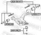 ЧRUBA WAHACZA LAND ROVER 3/DISCOVERY 3 2005-2009 MIMOЧRODOWA FEBEST 2929006KIT (фото 2)