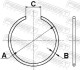 Монтажний комплект стопорних кілець FEBEST CC129X22PCS5 (фото 2)