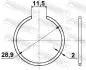 Кольцо стопорное FEBEST CC-1-30X2-2-PCS10 (фото 2)