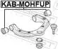 САЙЛЕНТБЛОК ПЕРЕДНЬОГО ВЕРХНЬОГО ВАЖЕЛЯ FEBEST KAB-MOHFUP (фото 2)