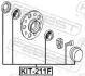 Подшипник ступицы (передней) MB E-class (W211/W212) 02-15 (к-кт) FEBEST KIT211F (фото 2)