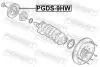 Шкив коленвала Citroen Berlingo/Jumpy 1.6HDI -08/Ford Connect V408 1.5TDCi/1.6TDCi, 13- FEBEST PGDS9HW (фото 2)