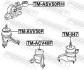 Подушка двигателя FEBEST TMASV50RH (фото 2)