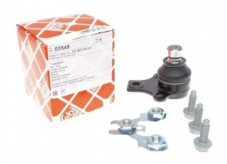 Опора шаровая (передняя/снизу)) VW Caddy 96- (d=19mm) FEBI BILSTEIN 03548