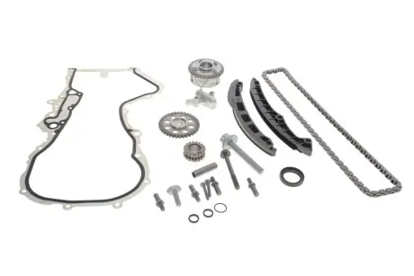 Комплект цепи ГРМ VW Golf V 1.4TSI, 10/03 - 02/09, 90/103/125kw, (z=130/18/36/36) FEBI BILSTEIN 106306