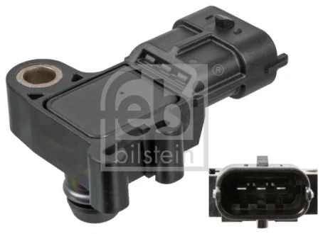 Датчик тиску у впускному колекторі (3 pin) CHEVROLET AVEO, CAMARO, CORVETTE, CRUZE, ORLANDO, TRAX, OPEL ADAM, ASTRA J, ASTRA J GTC, CASCADA, CORSA D, CORSA E, INSIGNIA A, MERIVA B 1.4-6.2 09.08- FEBI BILSTEIN 106732