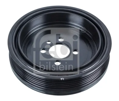 Шків колінчастого валу (кількість ребер: 5) AUDI A3, A4 ALLROAD B9, A4 B6, A4 B7, A4 B8, A4 B9, A5, A6 C6, A6 C7, A6 C8, Q2, Q3, Q5, TT SKODA FABIA I, FABIA II, KAROQ, KODIAQ I 1.6D-2.5D 09.95- FEBI BILSTEIN 107838