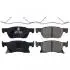 Комплект гальмівних колодок передн (із замком, (EN) with clamps), OPEL ASTRA K, ASTRA K/KOMBI 1.0-1.6D 06.15- FEBI BILSTEIN 116239 (фото 1)
