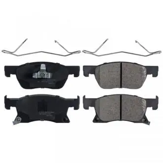 Комплект гальмівних колодок передн (із замком, (EN) with clamps), OPEL ASTRA K, ASTRA K/KOMBI 1.0-1.6D 06.15- FEBI BILSTEIN 116239