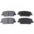 Комплект гальмівних колодок передн, HYUNDAI GENESIS, I30, VELOSTER, KIA CEED, OPTIMA, PRO CEED 1.0-2.4 06.10- FEBI BILSTEIN 116282 (фото 1)