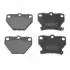 Комплект гальмівних колодок задн, TOYOTA CELICA, COROLLA, COROLLA VERSO, PRIUS, VIOS / SOLUNA VIOS, YARIS, YARIS VERSO 1.0-2.0D 04.99-12.09 FEBI BILSTEIN 116306 (фото 1)