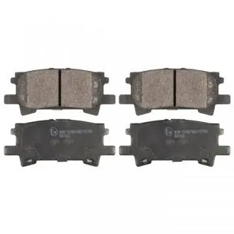 Комплект гальмівних колодок задн, LEXUS RX, TOYOTA HIGHLANDER / KLUGER 2.4-3.5 09.00-12.08 FEBI BILSTEIN 116334