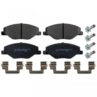 Комплект гальмівних колодок передн, SKODA FABIA II, RAPID, VW POLO V, POLO VI 1.0-2.0 12.06- FEBI BILSTEIN 171000