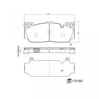 Автозапчасть FEBI BILSTEIN 172182