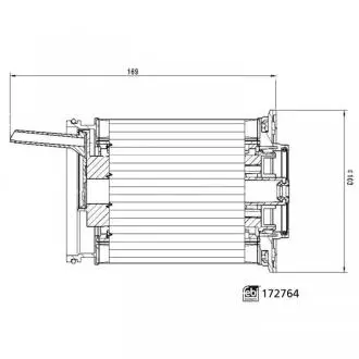 FEBI VW фільтр паливний Touareg 3.0TDI 17-, AUDI A6 2.0TDI 13-, Q7/Q8 3.0TDI 5- FEBI BILSTEIN 172764