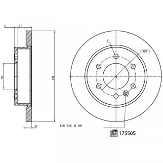 Автозапчасть FEBI BILSTEIN 175505