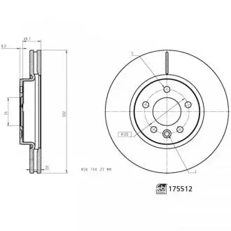 Автозапчасть FEBI BILSTEIN 175512