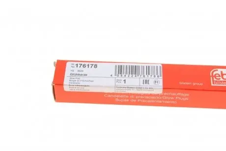 Свеча накаливания Opel Astra/Vectra 2.0-2.2DTI 97- (11V) FEBI BILSTEIN 176178