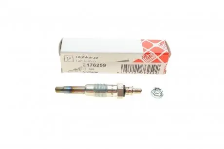 Свеча накаливания BMW 3 (E36)/5 (E34/39)/7 (E38) 1.8-2.5TD -01/Opel Omega B 2.5TD (11V) FEBI BILSTEIN 176259