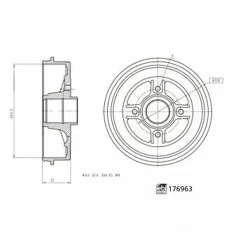 Автозапчасть FEBI BILSTEIN 176963