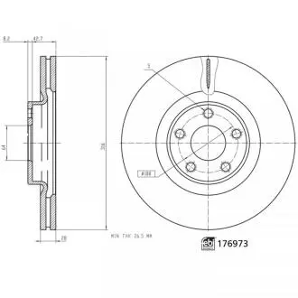 Автозапчасть FEBI BILSTEIN 176973