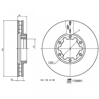 Автозапчасть FEBI BILSTEIN 176991