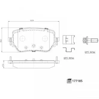 Автозапчасть FEBI BILSTEIN 177185
